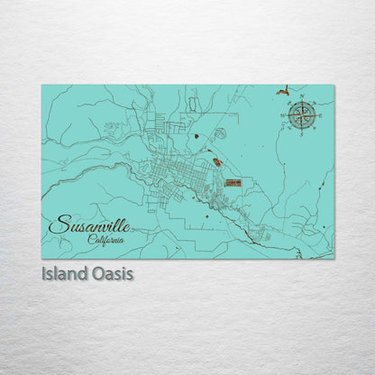 Susanville, California Street Map