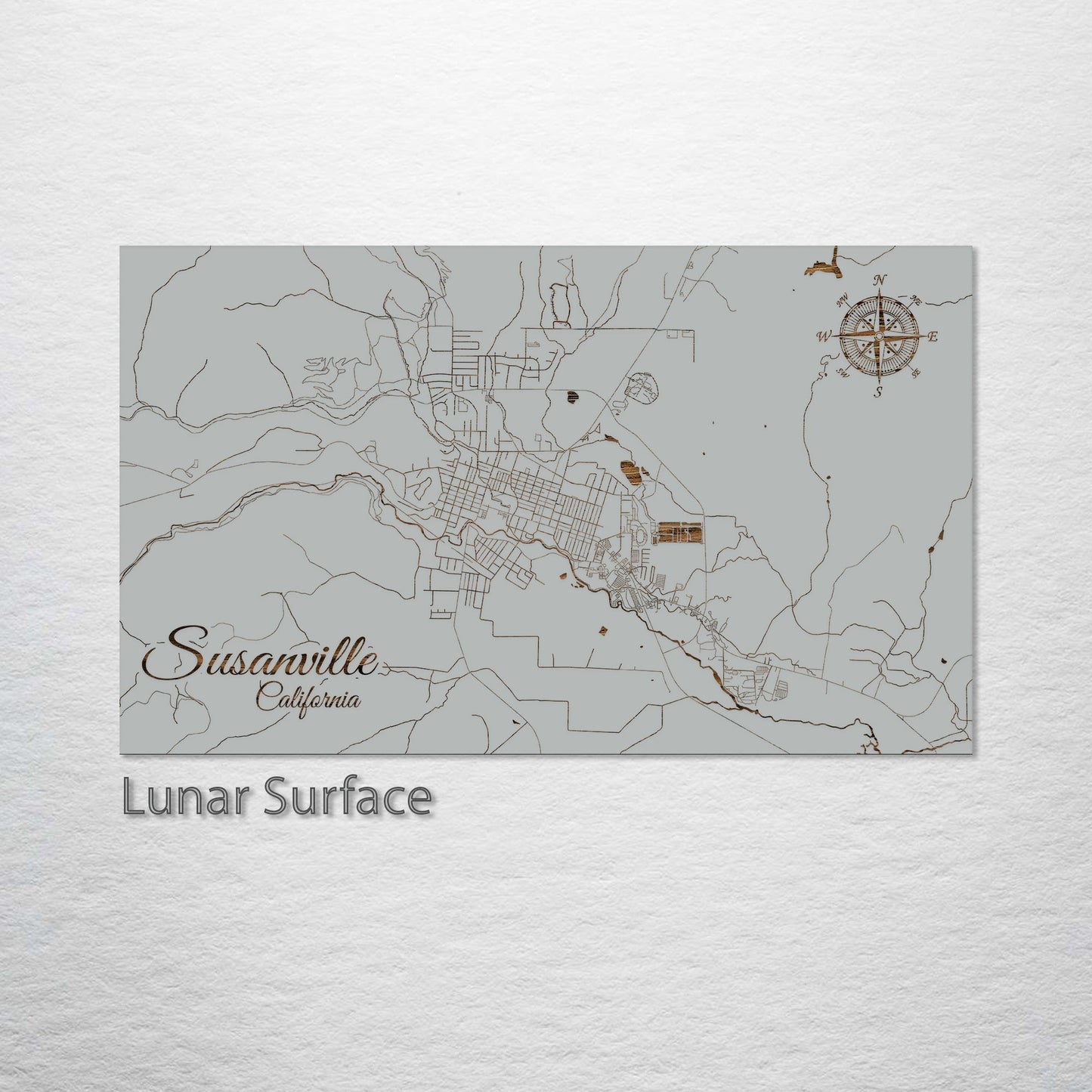 Susanville, California Street Map