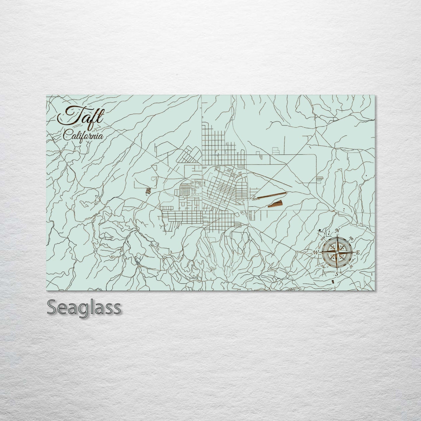 Taft, California Street Map