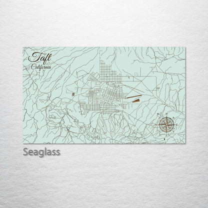 Taft, California Street Map