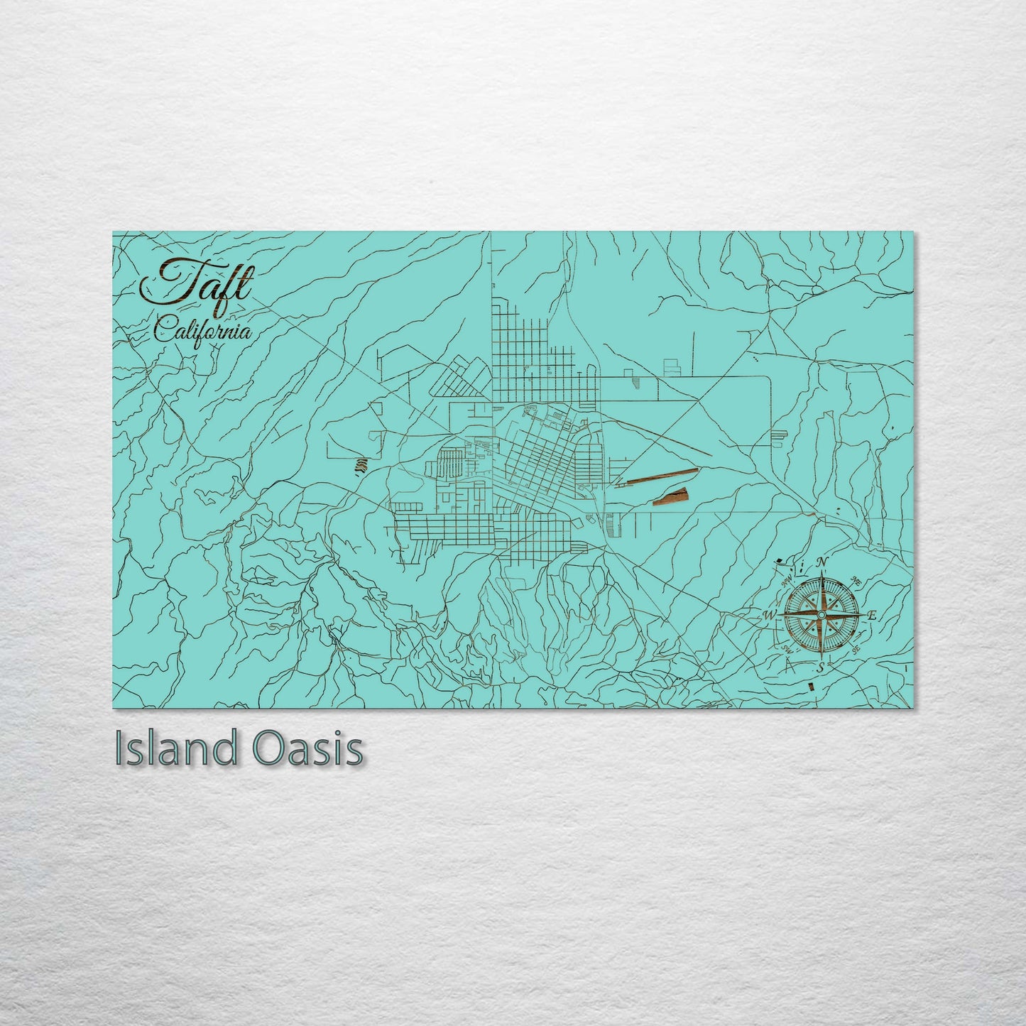 Taft, California Street Map