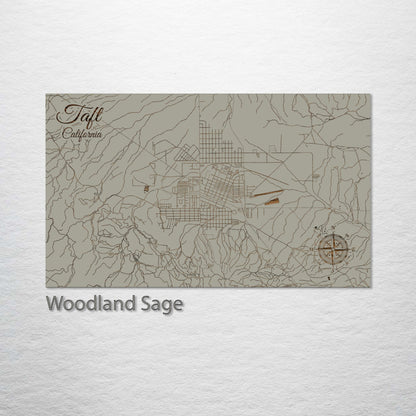 Taft, California Street Map