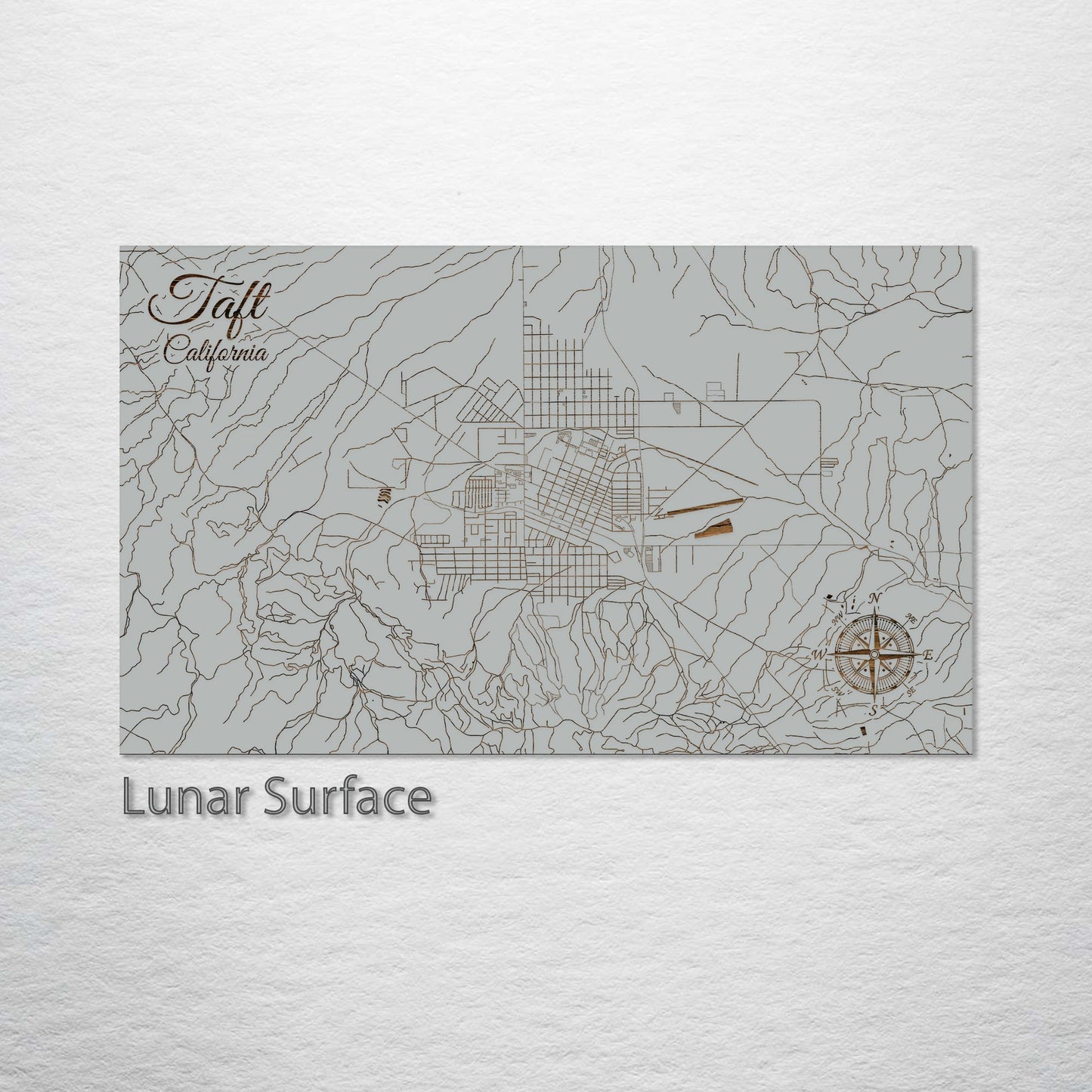 Taft, California Street Map