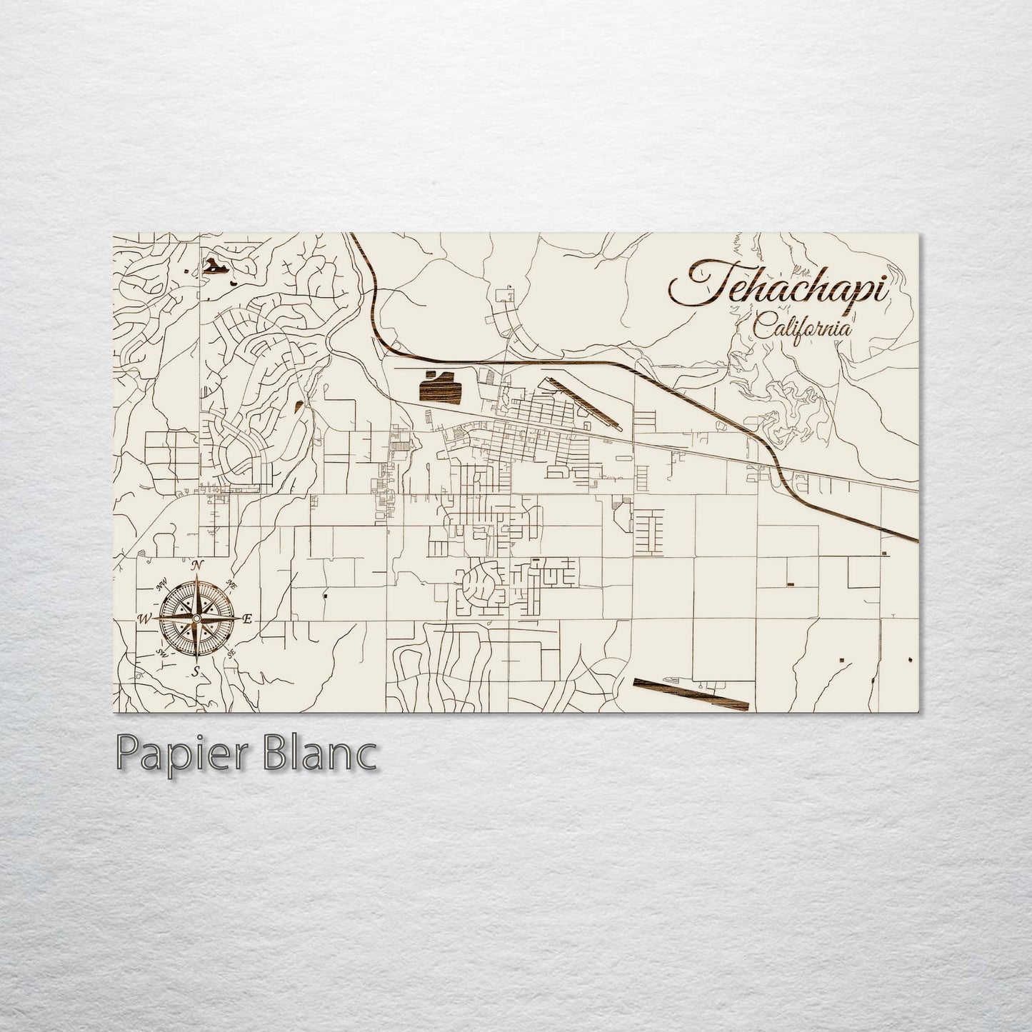 Tehachapi, California Street Map