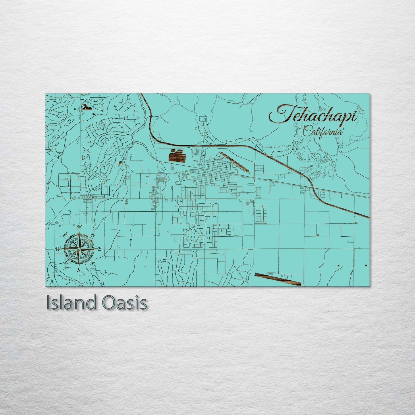 Tehachapi, California Street Map