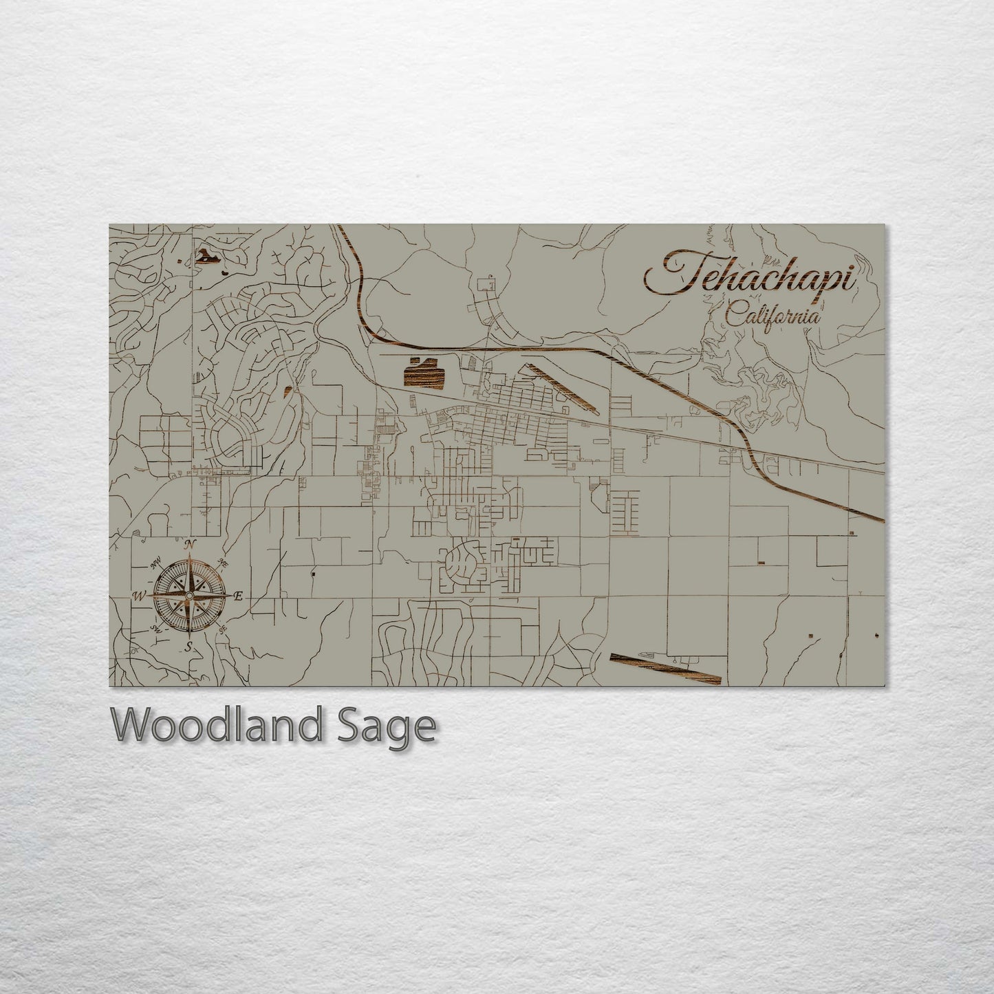 Tehachapi, California Street Map