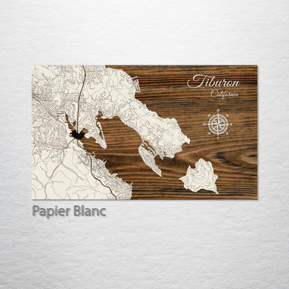 Tiburon, California Street Map