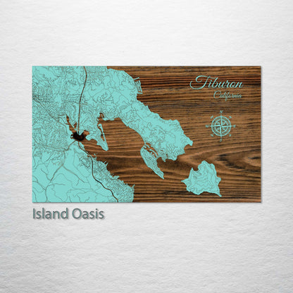 Tiburon, California Street Map