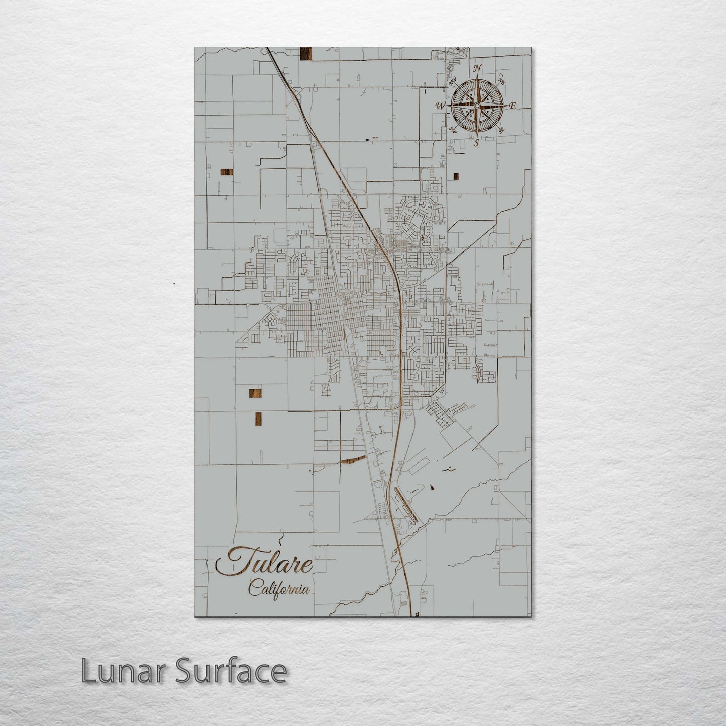 Tulare, California Street Map