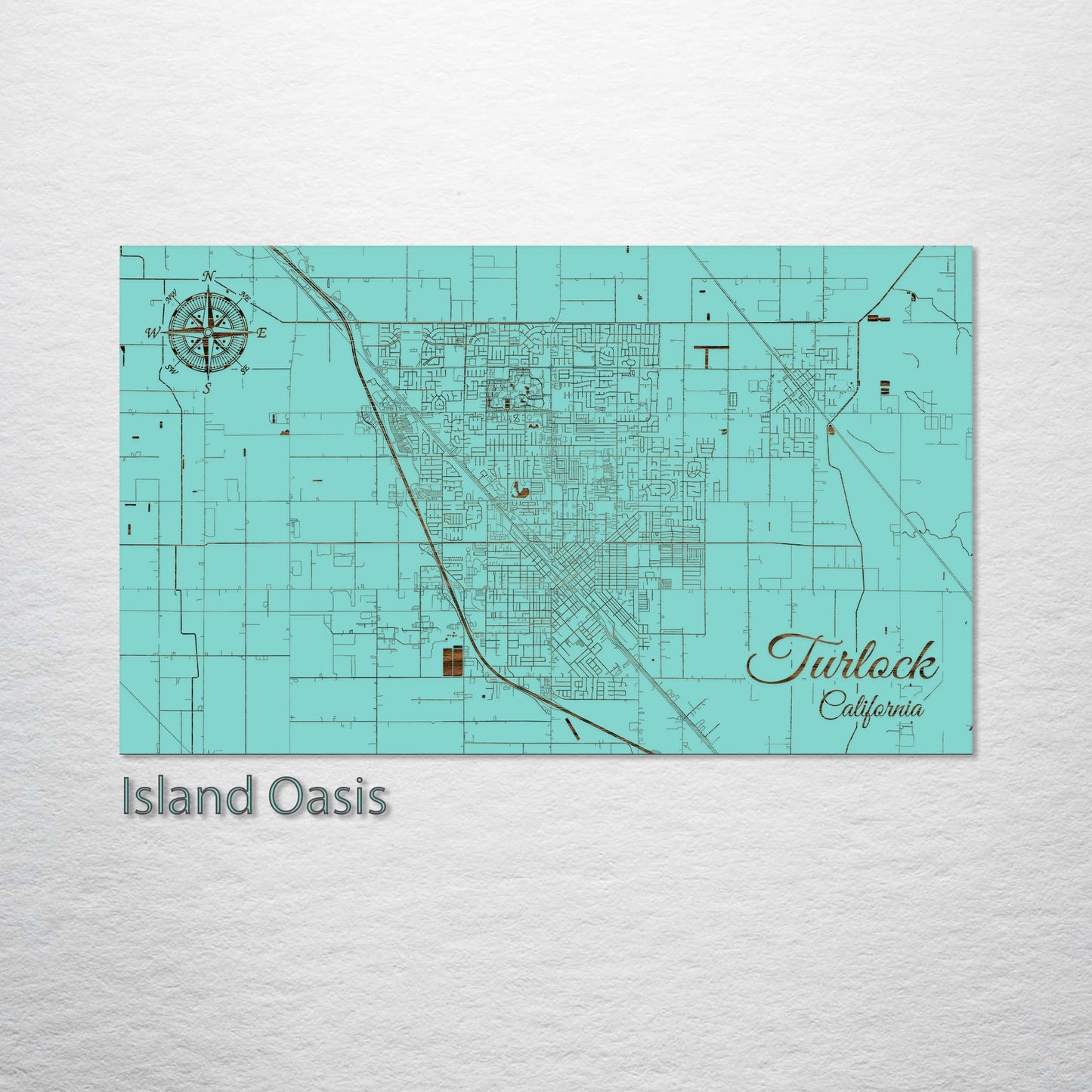Turlock, California Street Map