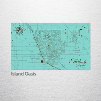 Turlock, California Street Map