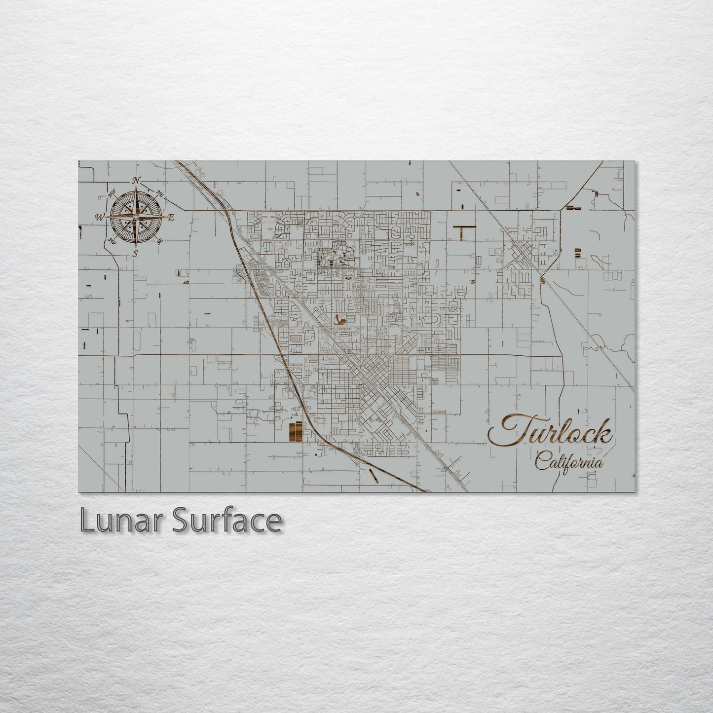 Turlock, California Street Map