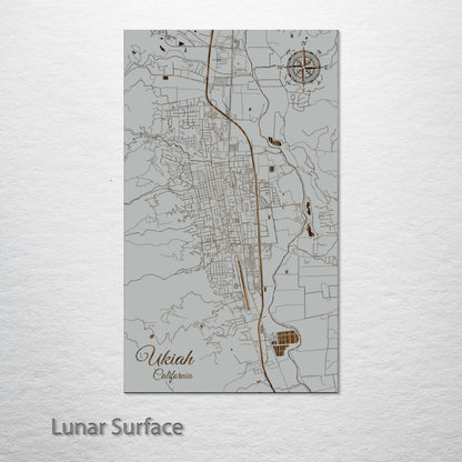 Ukiah, California Street Map