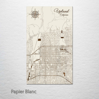 Upland, California Street Map