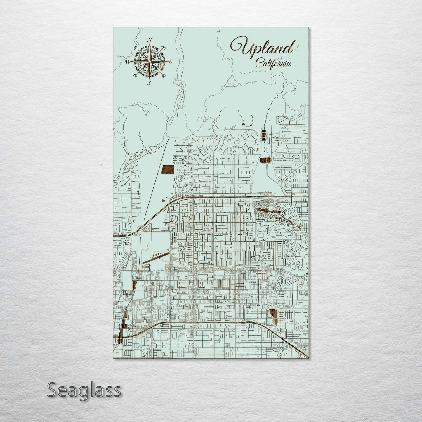 Upland, California Street Map