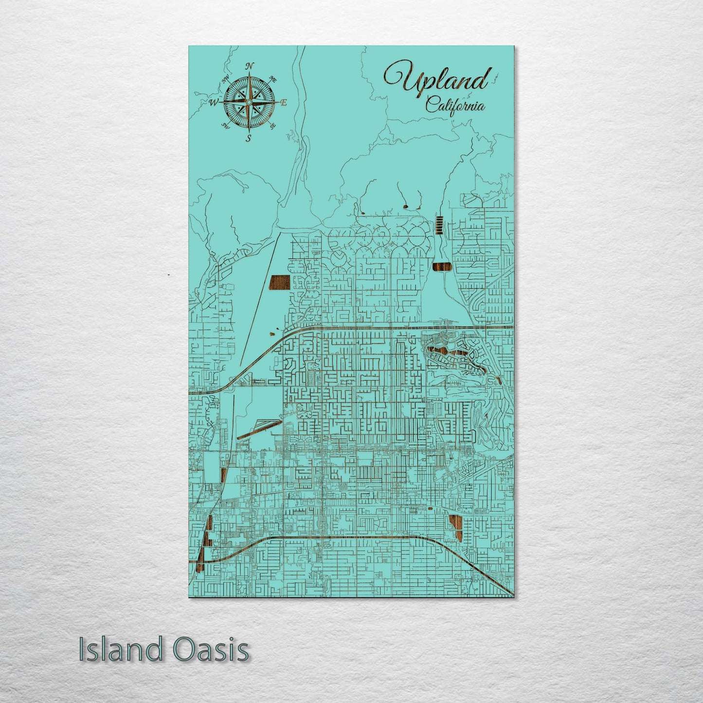 Upland, California Street Map