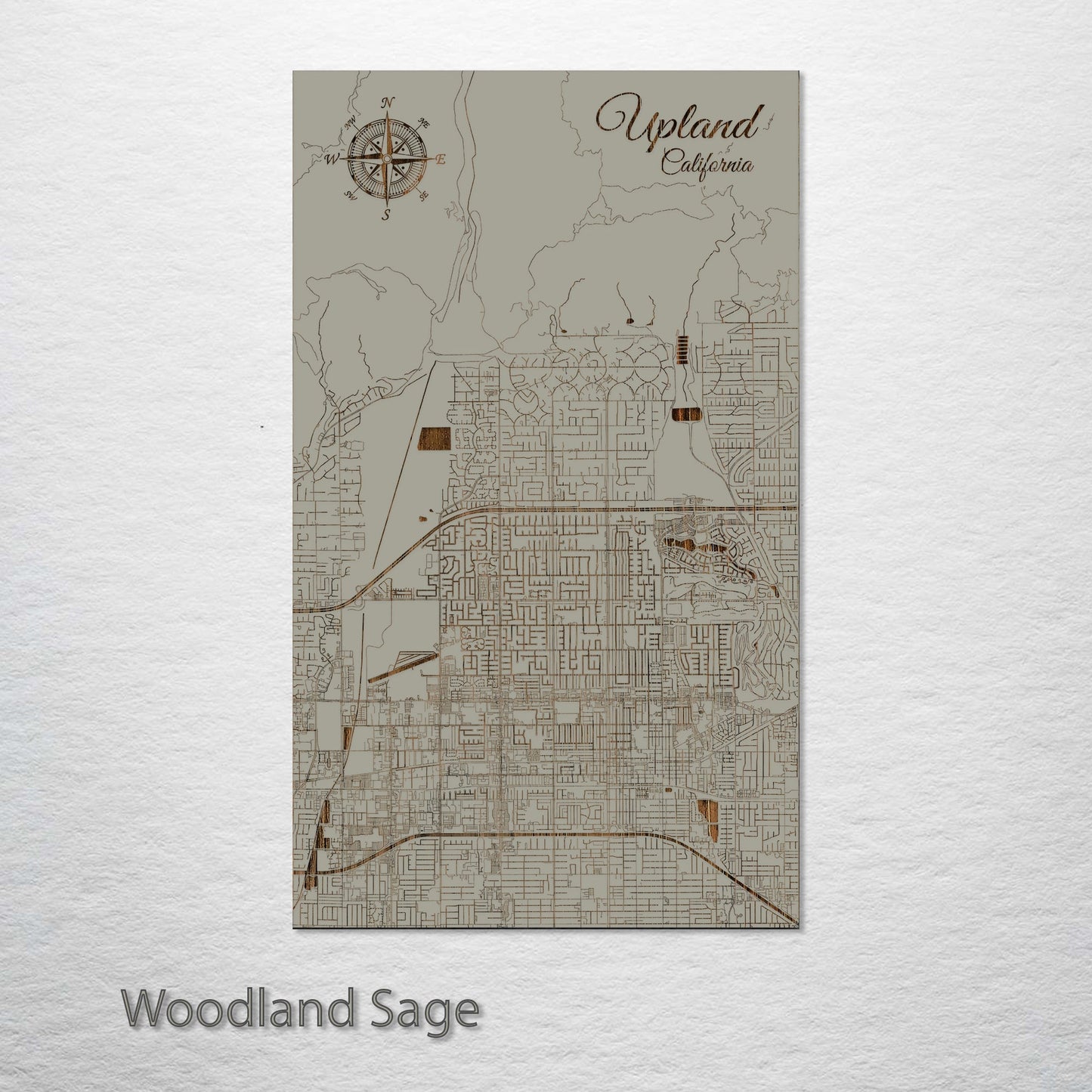 Upland, California Street Map