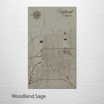Upland, California Street Map