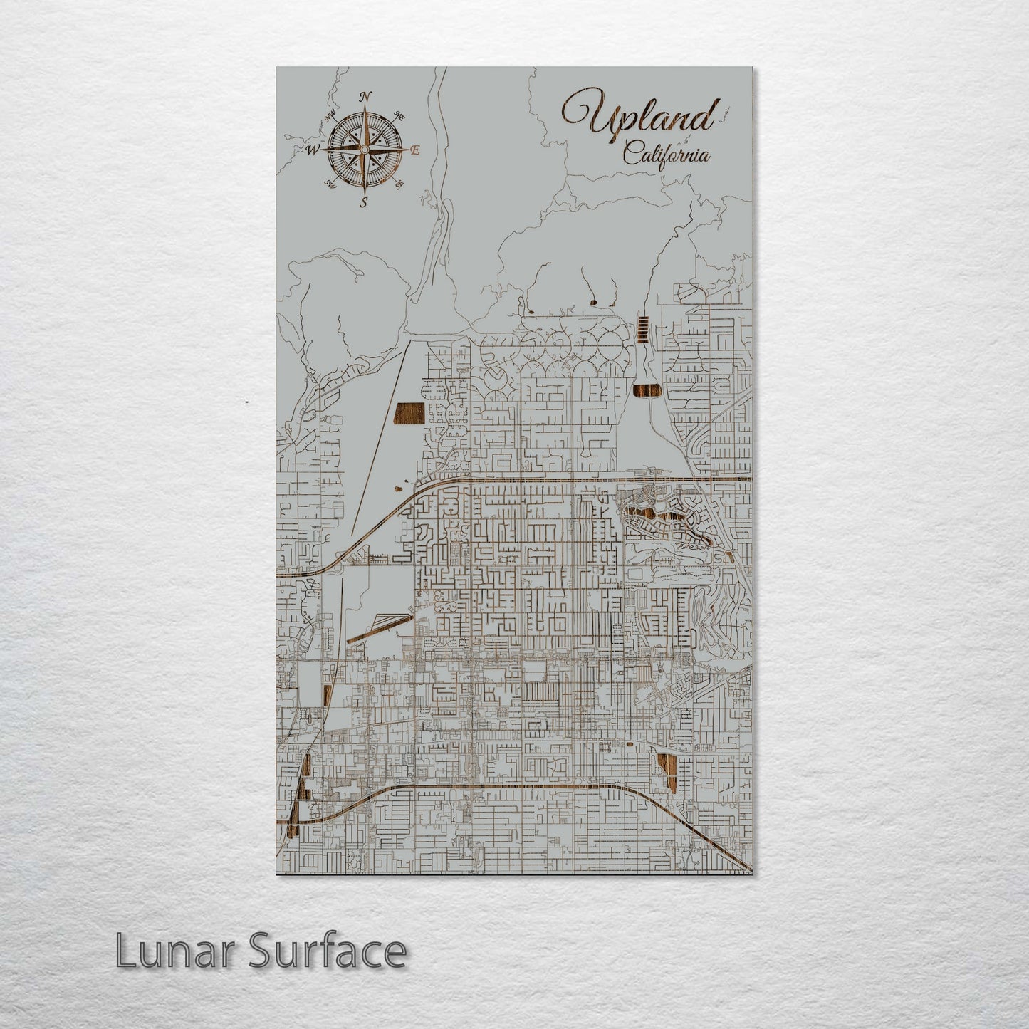 Upland, California Street Map