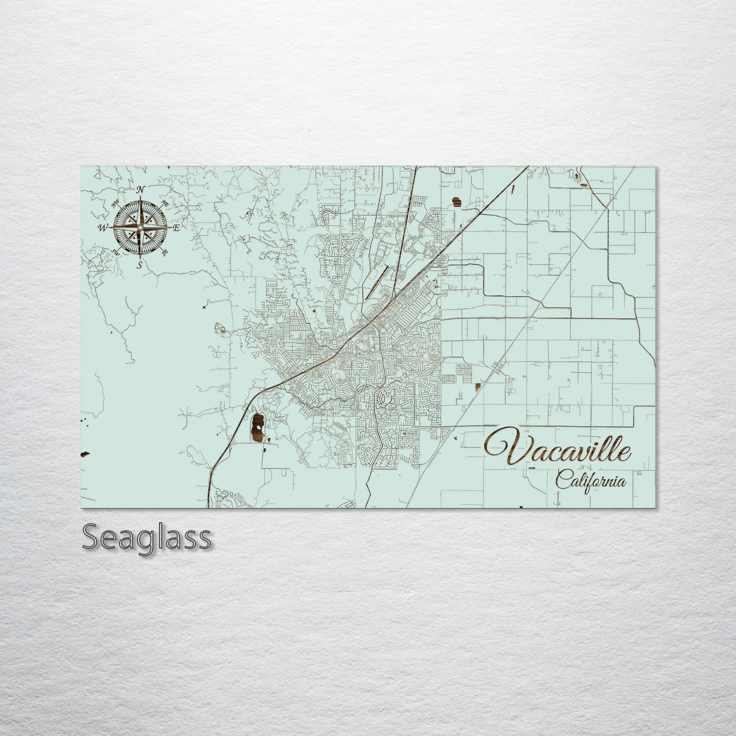 Vacaville, California Street Map