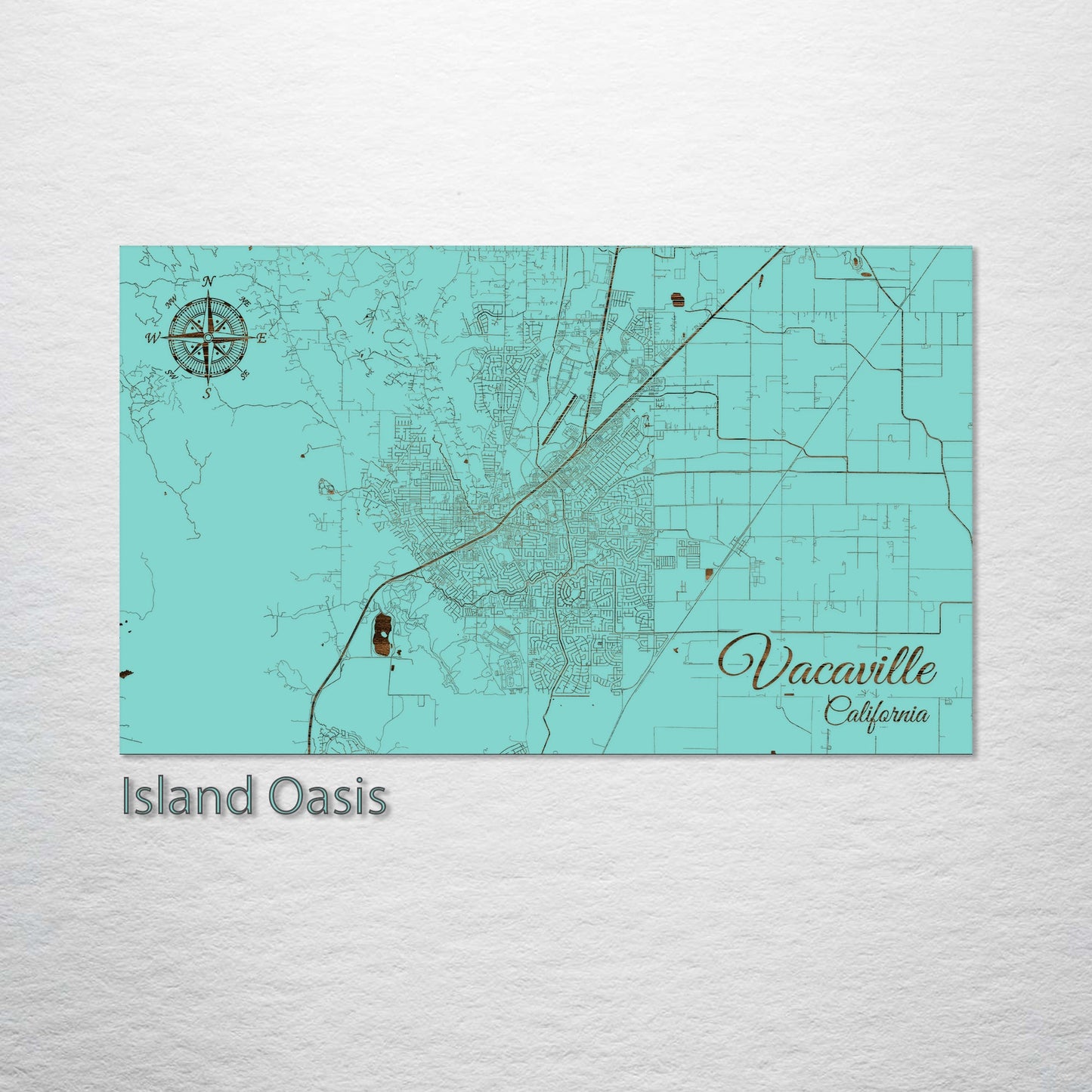 Vacaville, California Street Map