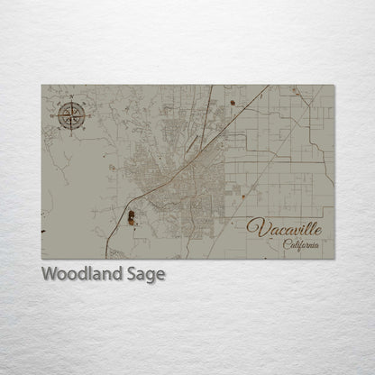 Vacaville, California Street Map