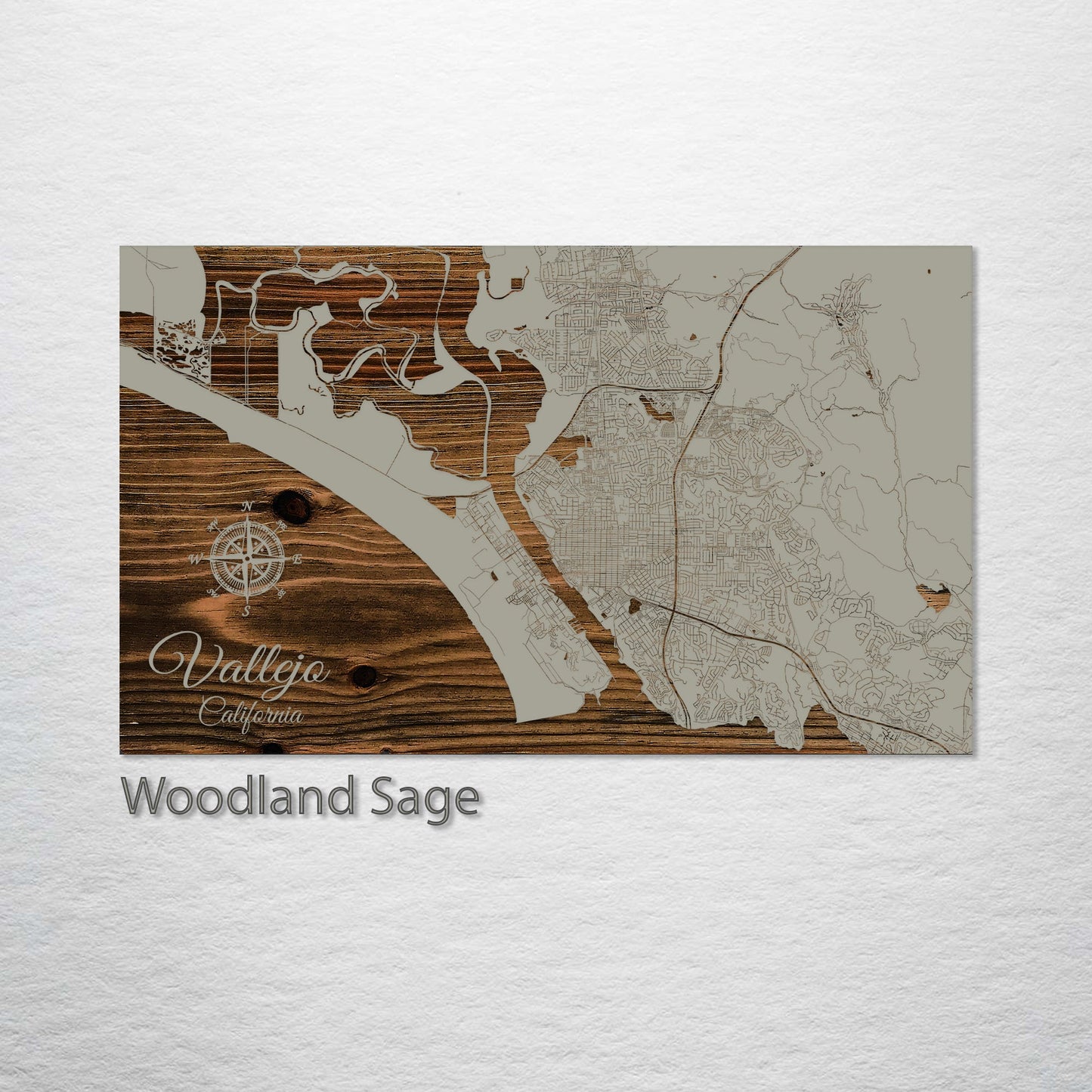 Vallejo, California Street Map