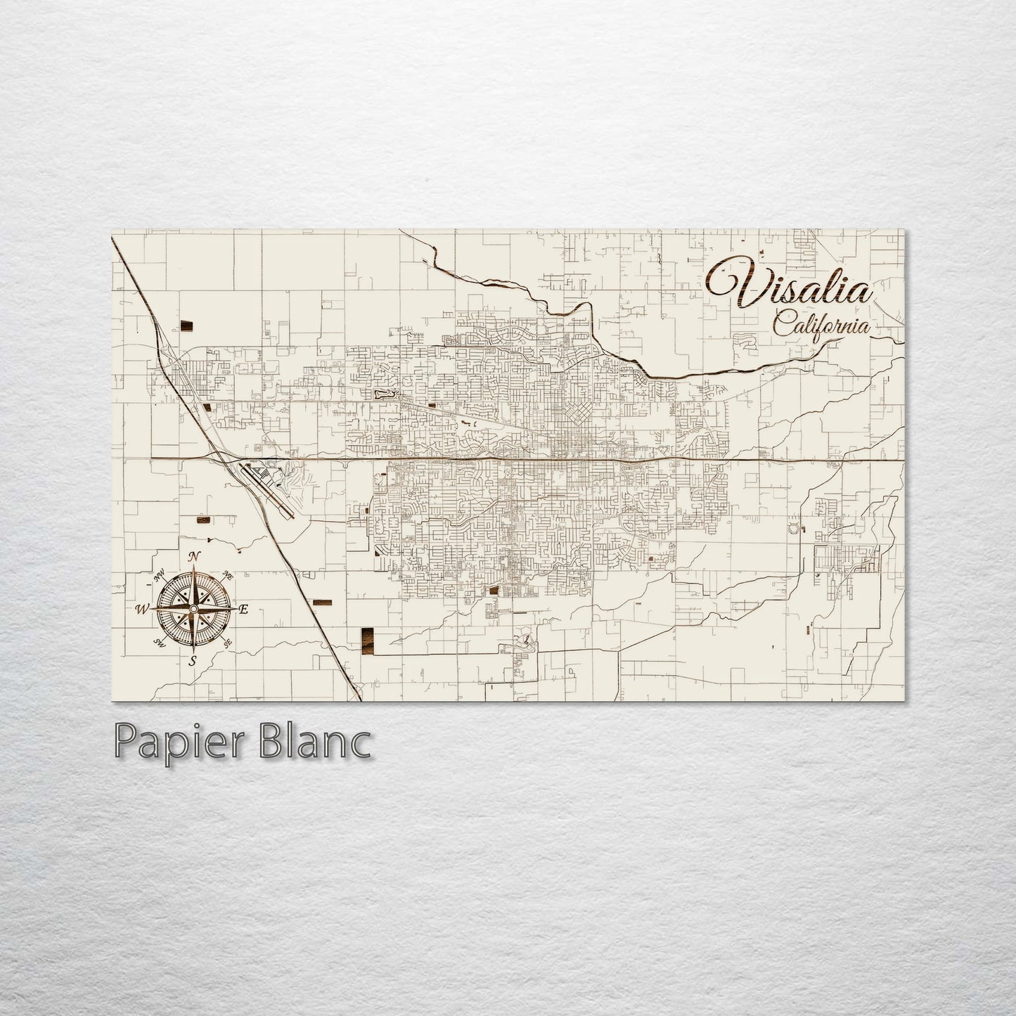 Visalia, California Street Map