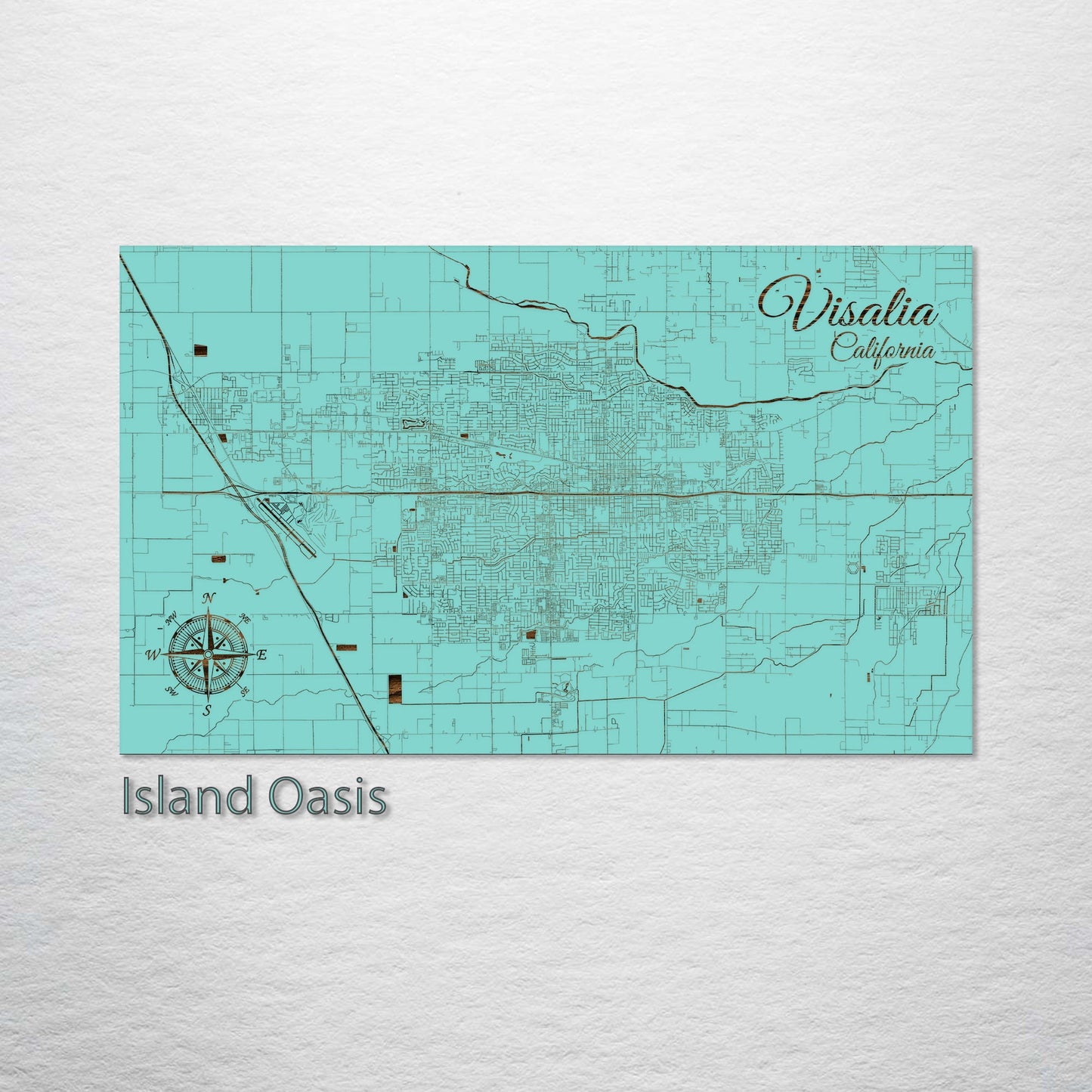 Visalia, California Street Map