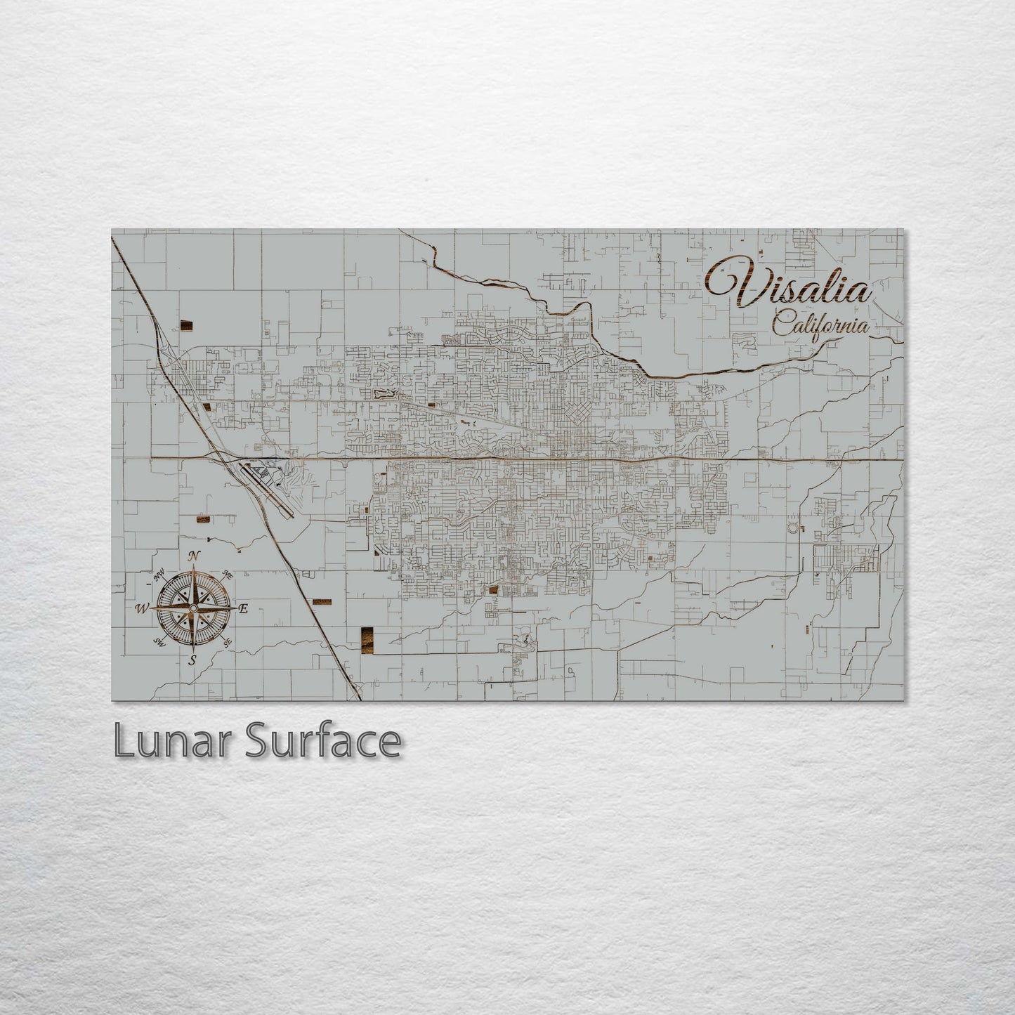 Visalia, California Street Map