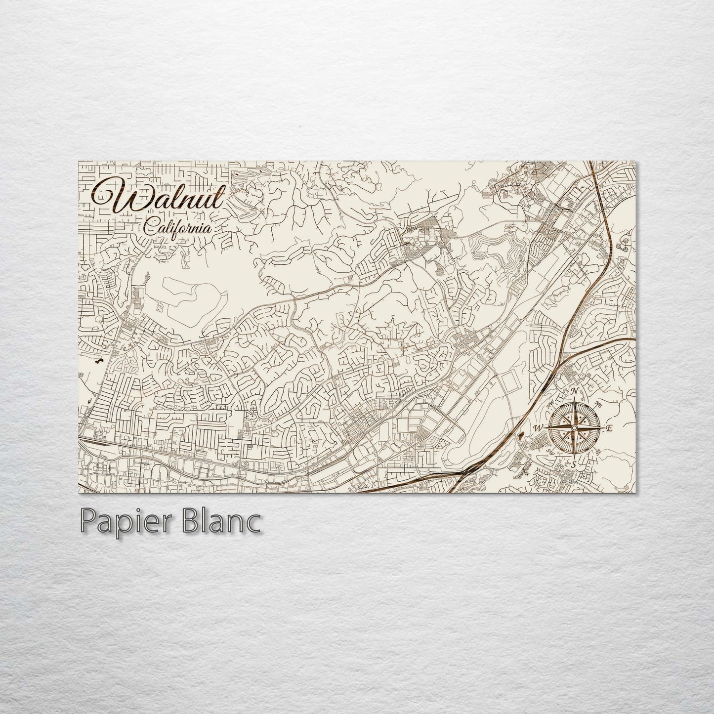 Walnut, California Street Map