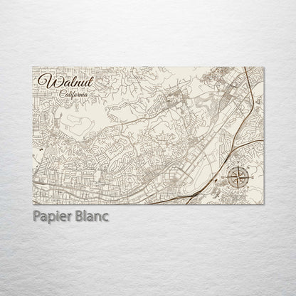 Walnut, California Street Map