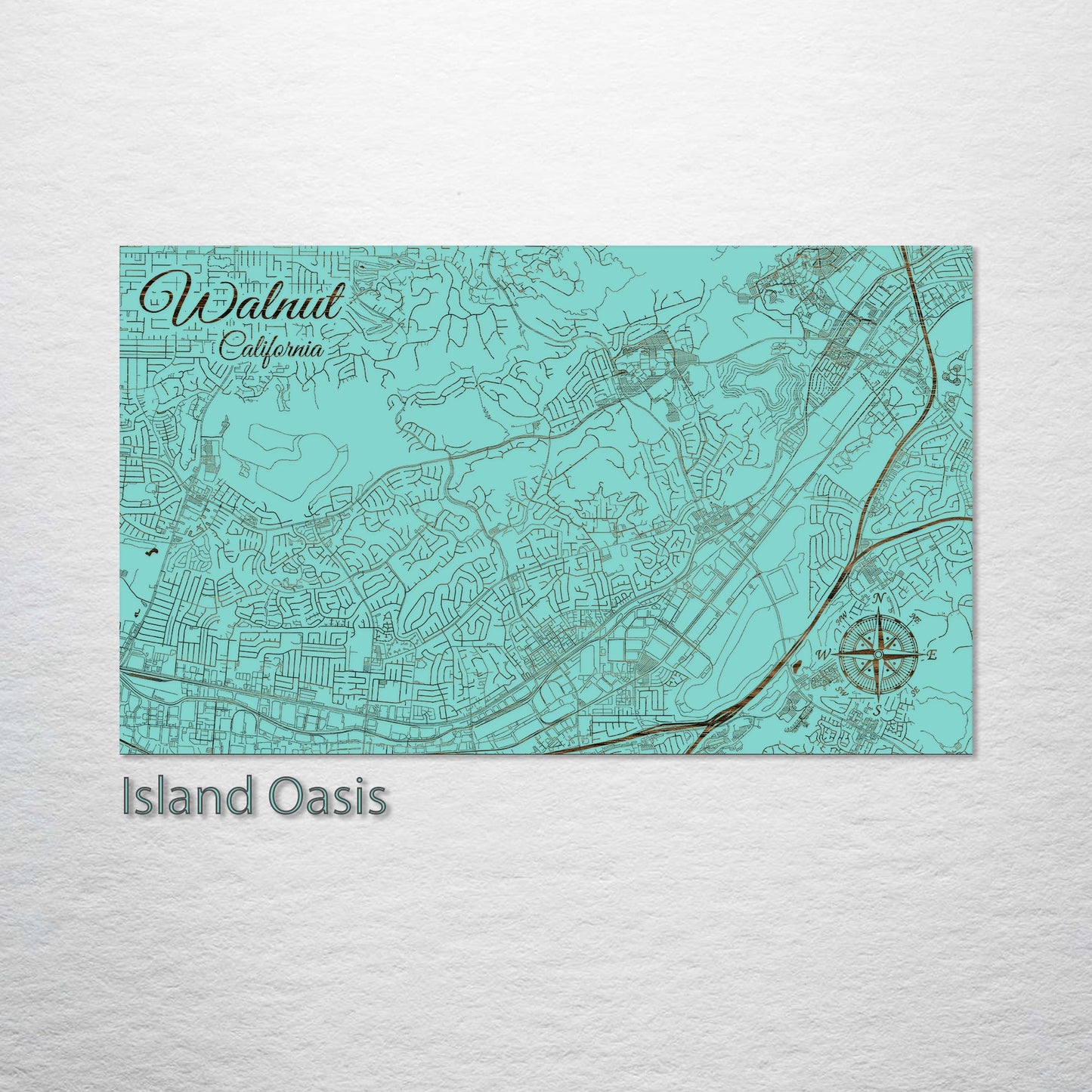 Walnut, California Street Map