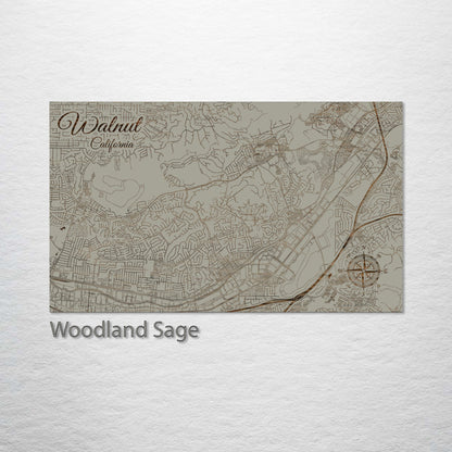 Walnut, California Street Map