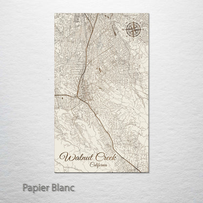 Walnut Creek, California Street Map