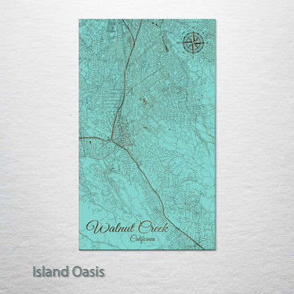 Walnut Creek, California Street Map