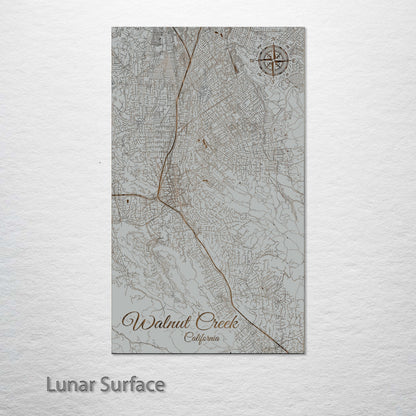 Walnut Creek, California Street Map