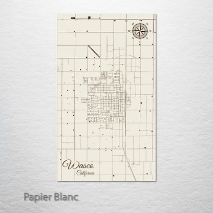 Wasco, California Street Map