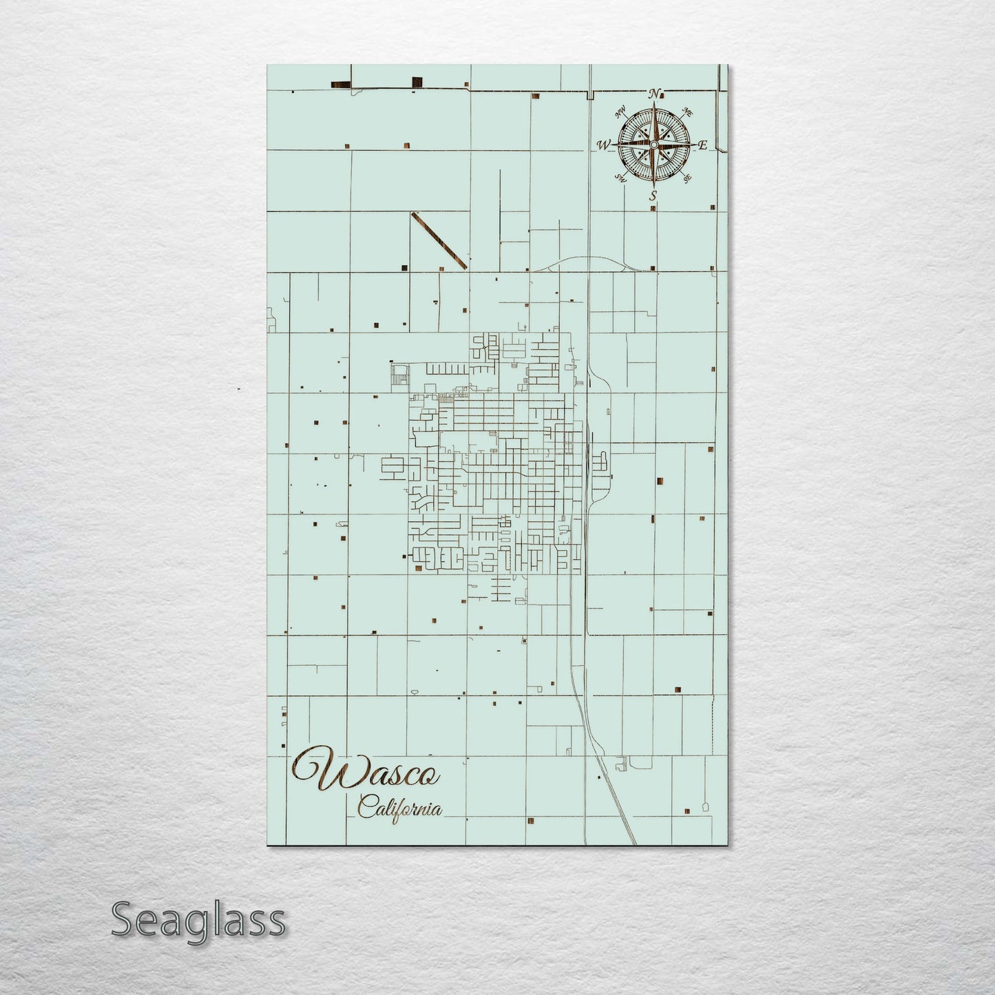 Wasco, California Street Map