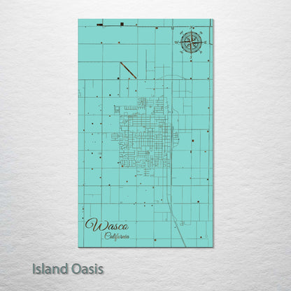 Wasco, California Street Map