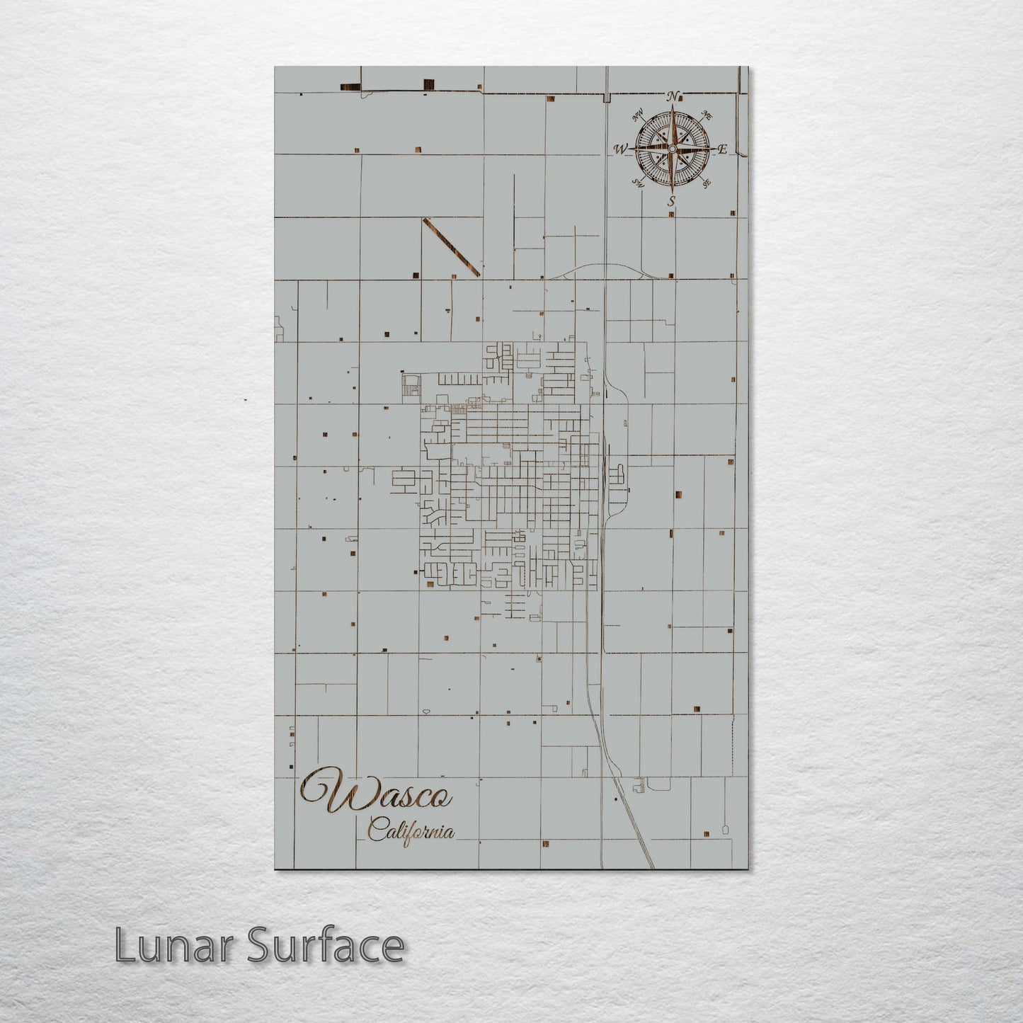 Wasco, California Street Map