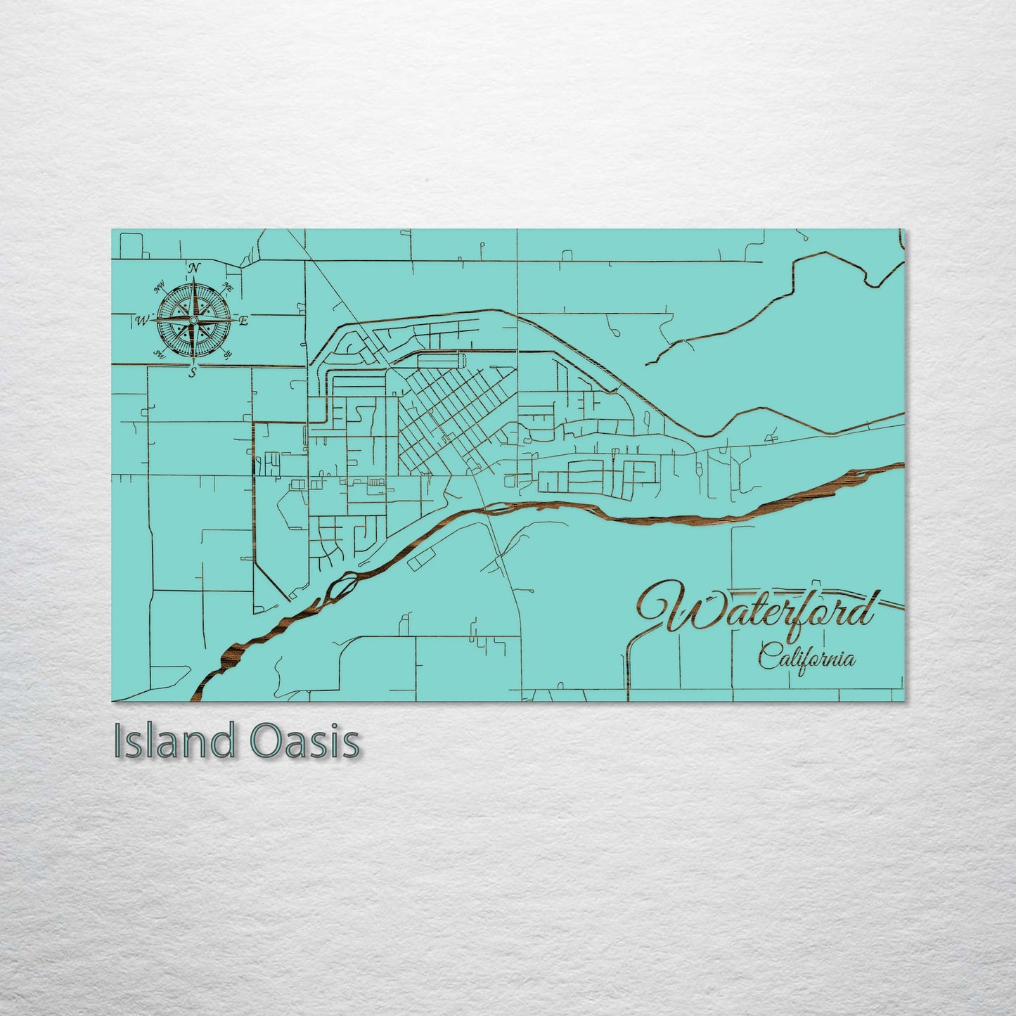 Waterford, California Street Map