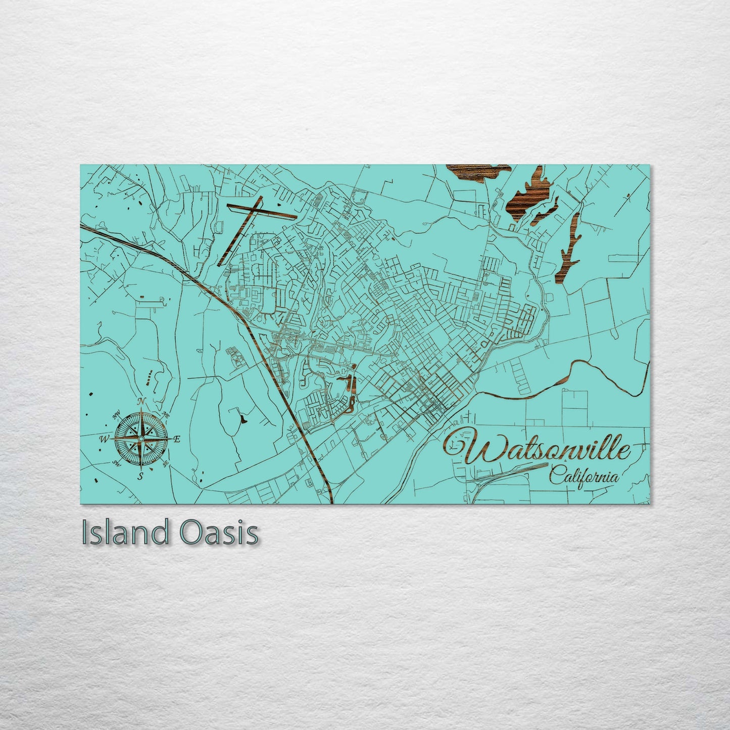 Watsonville, California Street Map