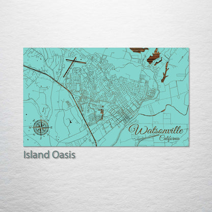 Watsonville, California Street Map