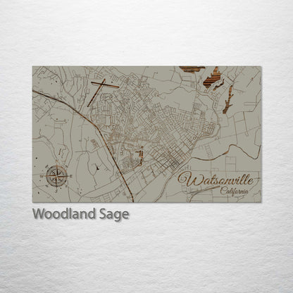 Watsonville, California Street Map