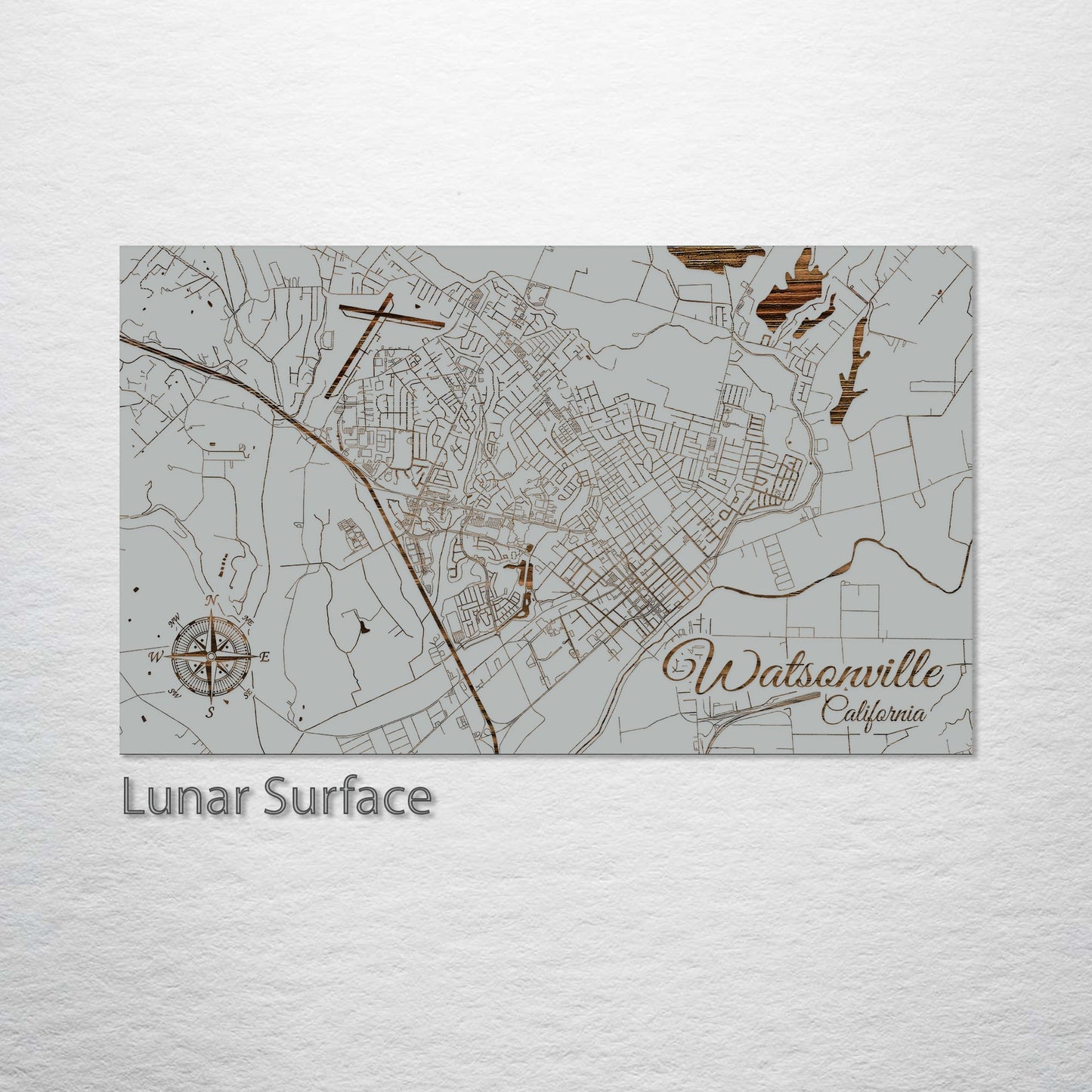 Watsonville, California Street Map