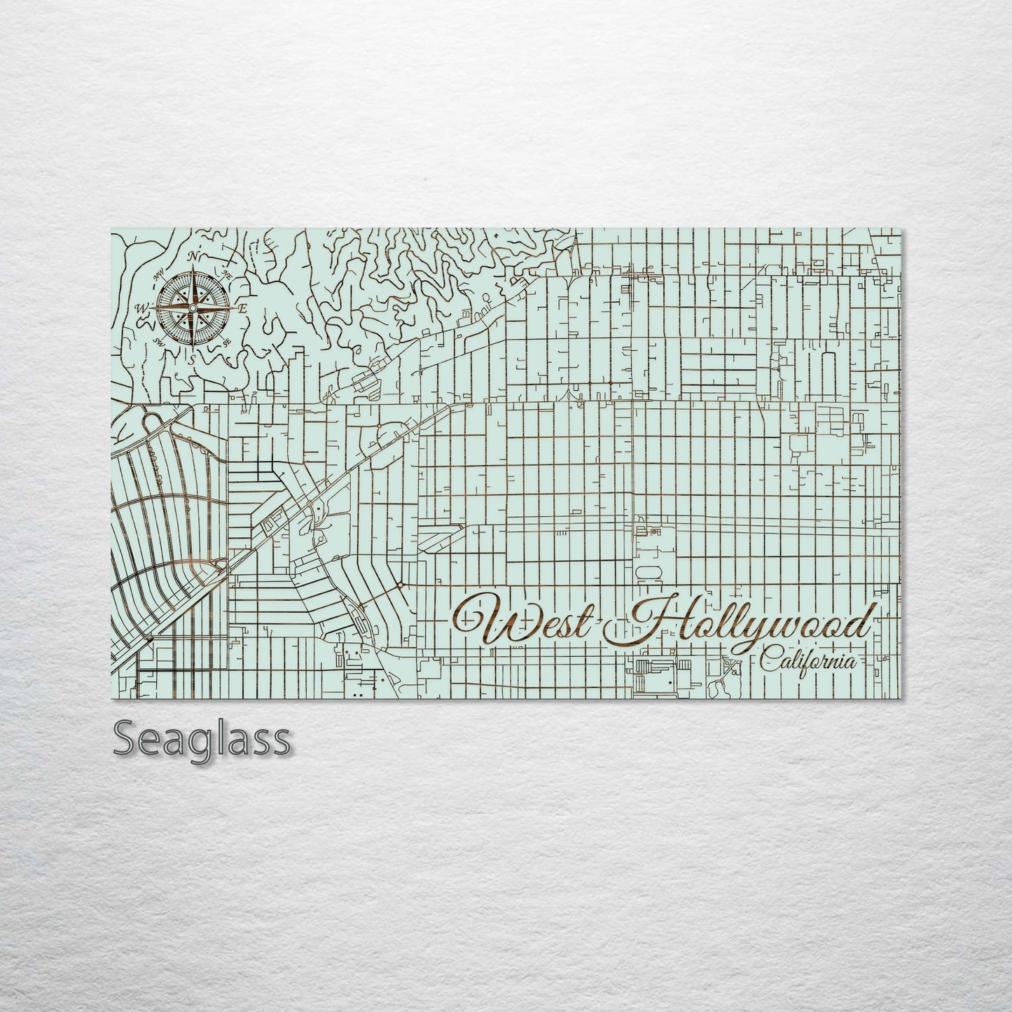 West Hollywood, California Street Map