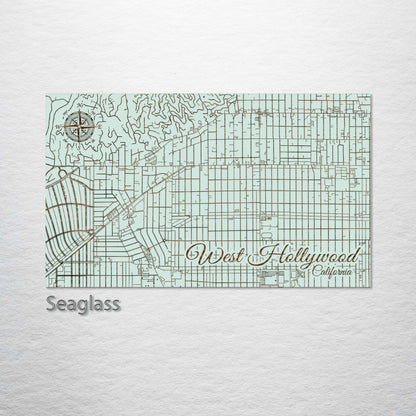 West Hollywood, California Street Map