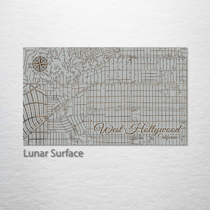 West Hollywood, California Street Map