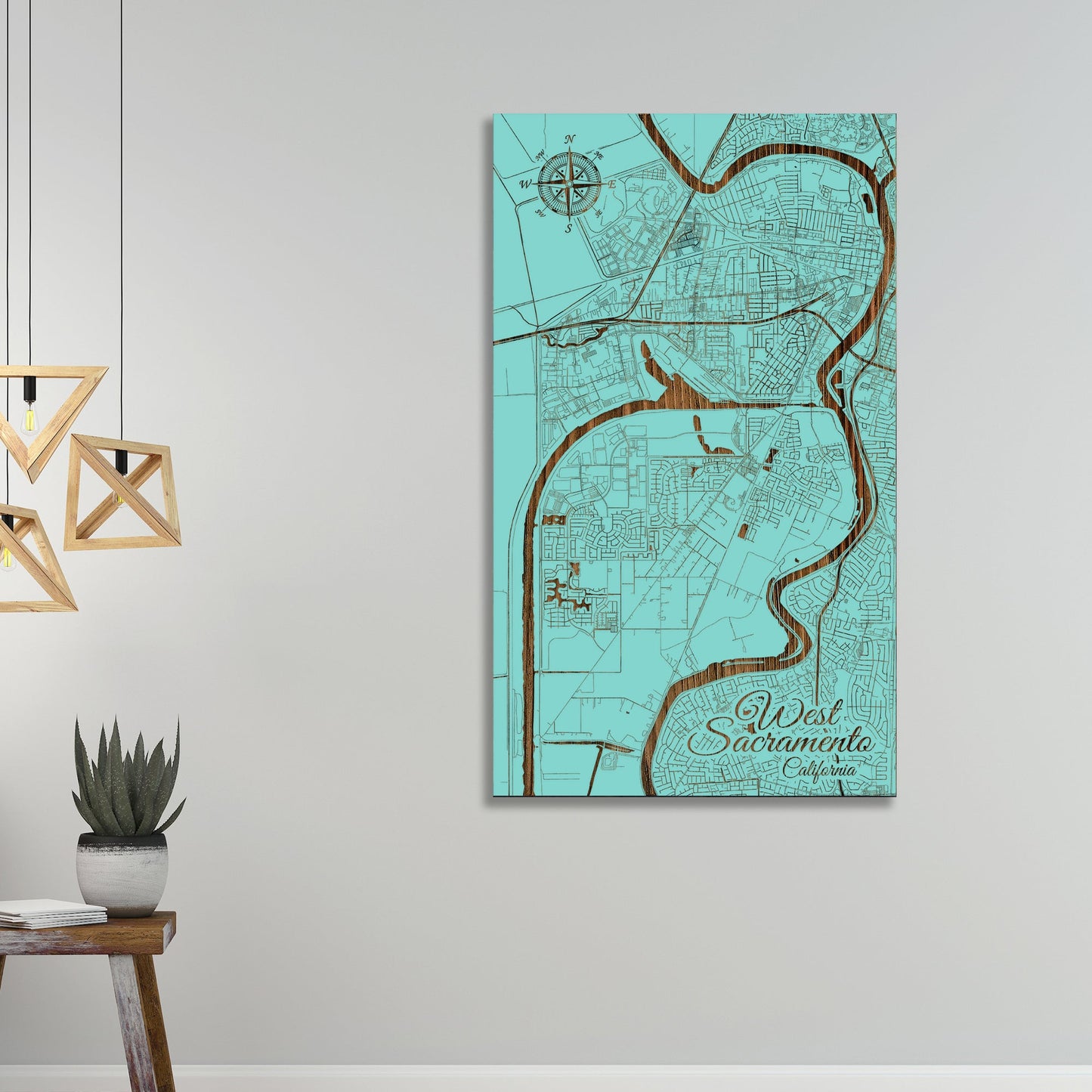 West Sacramento, California Street Map